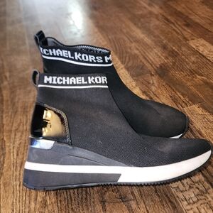 Michael Kors Black Slip-On Sneakers